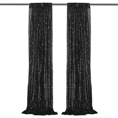 Décoration Scenic - Rideau Tulle Chiffon 61x243cm - Blanc - Pack 2x - Élégant et Brillant pour Mariages et Événements (1/5)