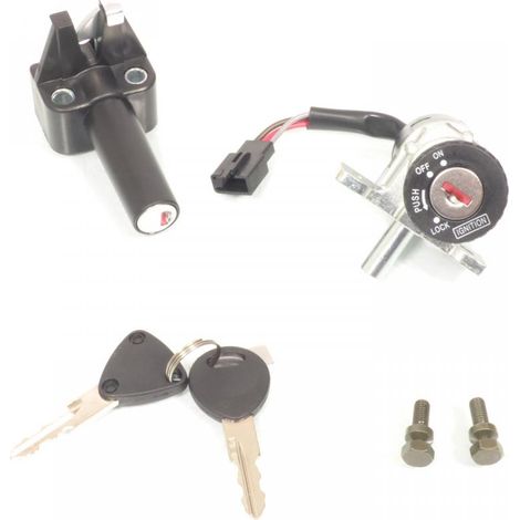 kit schloss teknix für roller mbk 50 booster 1989 bis 2003 neu (1/5)
