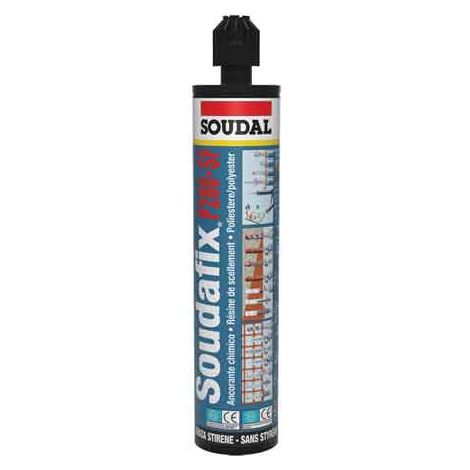 ANCORANTE CHIMICO 'SOUDAFIX P280-SF' SOUDAL 300 ml - Grigio