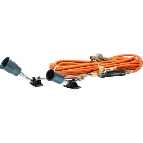Guilbert Express – Pack étancheur Titan'Express avec 2 godets Titane – Cols L400 et L200 – Manche gâchette bimatière – Tuyau 20 m – Détendeur 4 bar