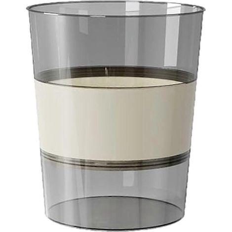 Petite poubelle en plastique, portable, pliable et ronde, pour salle de bain, cuisine et bureau. (1/5)