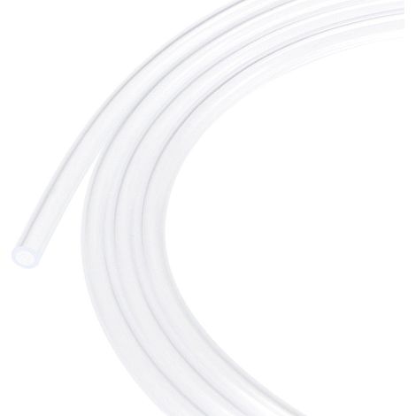 Tuyau flexible en PVC transparent pour transfert d'eau, huile, air, poudres et granulés fins - 4 mm x 6 mm x 1 m (1/5)