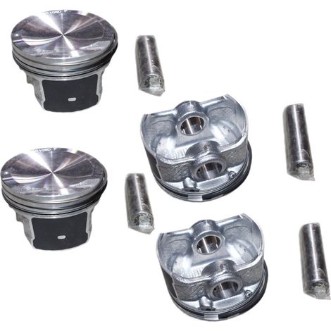 Convient pour le moteur essence Ford Fiesta 1.3L de 2009, jeu de pistons et segments (4 pièces par jeu, avec circlips) pour remplacement direct ZJY411SA0 (1/2)