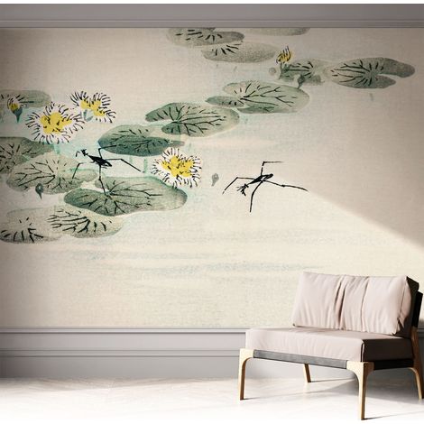 Selbstklebend Tapete - abwaschbar - Arbeitszimmer - Esszimmer- Top Qualität Ruhiges Wasser 312x219 cm (1/5)