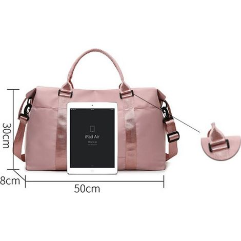 Sac de sport - - Imperméable - Compartiment à chaussures - 50x30x18 cm (1/5)