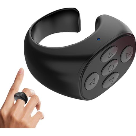 Télécommande pour téléphone portable Télécommande sans fil portable à boutons - idéale pour prendre des photos et des vidéos (1/5)