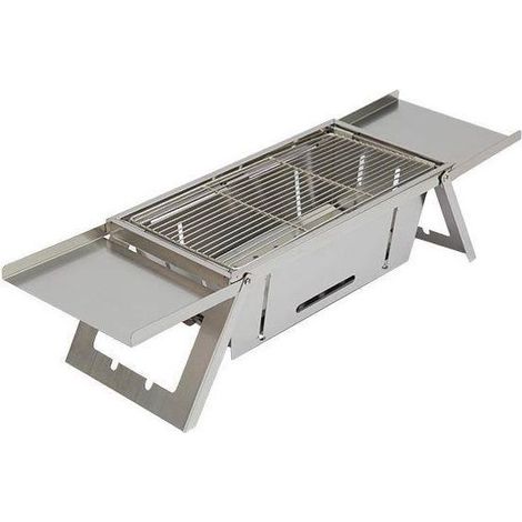 Barbecue Pliable en acier inoxydable Herzberg HG04159 (1/5)