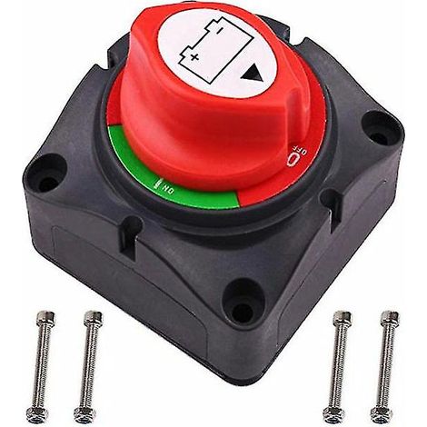Interrupteur de batterie, interrupteur de batterie étanche, interrupteur de batterie pour voiture, bateau, véhicule (1/5)
