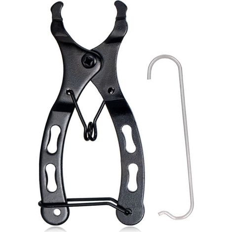 Pince À Chaîne - Acier Et Plastique - Conception Ergonomique - Poignée Antidérapante - Pour Réparation De Vélos Et Activités En Plein Air - 1 Pièce (1/5)