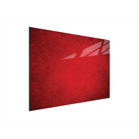TAGLIERE IN VETRO 40x30 ROSSO (1/5)