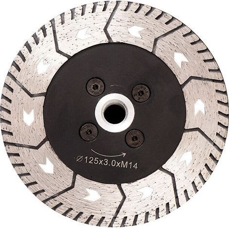 Disque Diamant 125MM Lame de Scie Double Lame pour Couper et Moudre Béton Marbre Granit (1/5)
