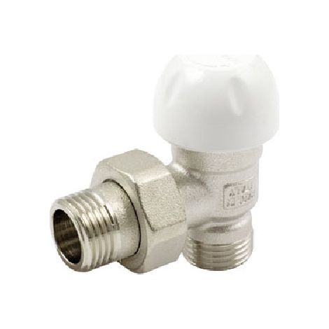 VALVOLA A SQUADRA TERMOSTATIZZABILE  ATTACCO TUBO PEX MULTISTRATO- 1/2 24x19 fil (D.16)- TIEMM- pezzi 1