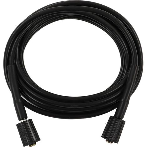 Tubo flessibile ad alta pressione 9m per detergente per lavaggio auto, a prova di esplosione in gomma PVC, estensione a secco di acqua, 2 bit M22 inserire 14mm (1/5)