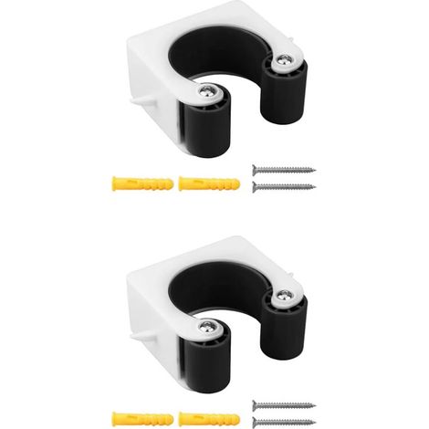 Boucle de stationnement de vélo Clip de rangement pour porte-vélos Boucle de stationnement de vélo de montagne Support de rangement pour clip de vélo pour supports muraux de vélo bicyclette 2 PC, (1/5)