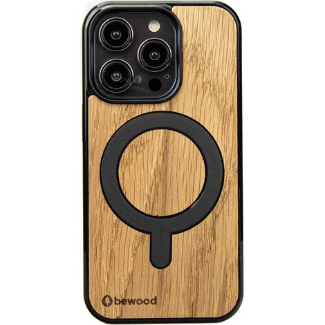 Custodia in legno Bewood per iPhone 15 Pro OAK con MagSafe (1/3)