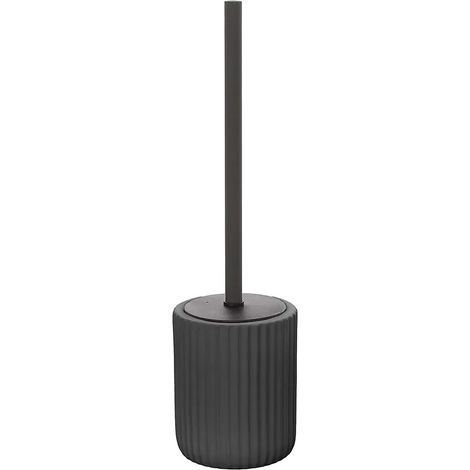 Scopino wc nero in ceramica soft touch con setole nere Spring (1/5)