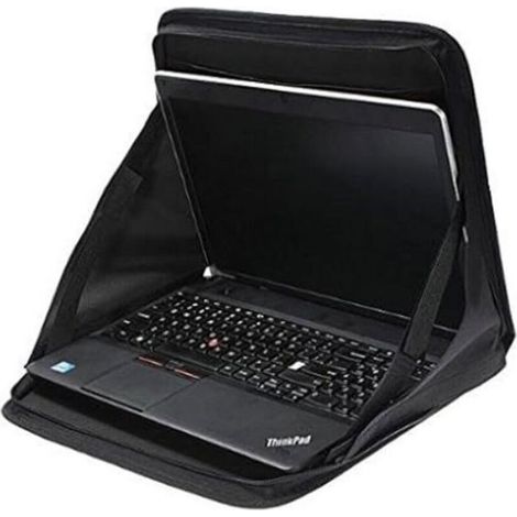Support PC portable pour siège arrière – Pliable, léger (655 g), 35x30 cm – Viscose/polyester/nylon (1/5)