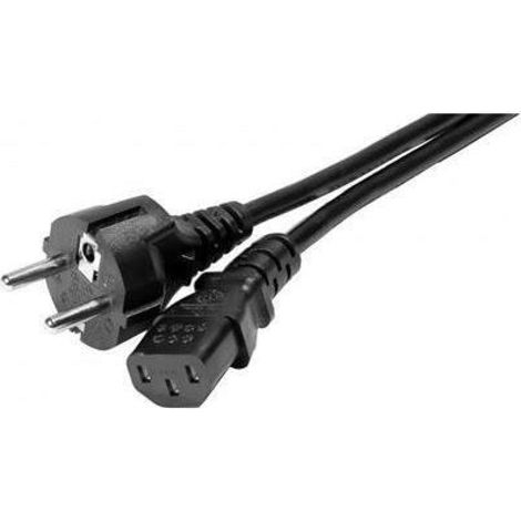 Cable Alimentation Secteur - Pour Pc Et Ecran - Connecteur C13 Vers C14 - Longueur 1,5 M - Noir