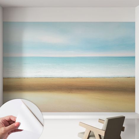Fototapete Selbstklebend - Wandtattoo - leicht anzubringen - Wandverkleidung Küstenlandschaft 152x104 cm (1/5)