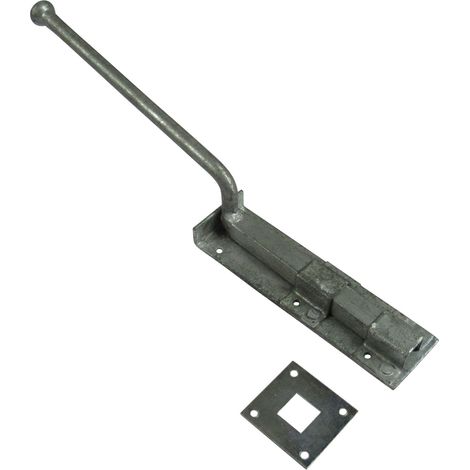 Monkey Tail Drop Down Bolt 18" Galvanized (Heavy Duty Garage Door)