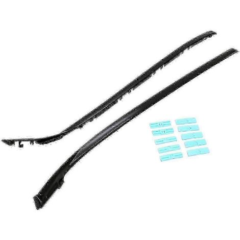 Kit de 1 paire de moulures de montant de pare-brise avec clips pour Lexus IS F IS200D IS250 IS300 IS350 06-13 OutBlack SZRH AM (1/4)