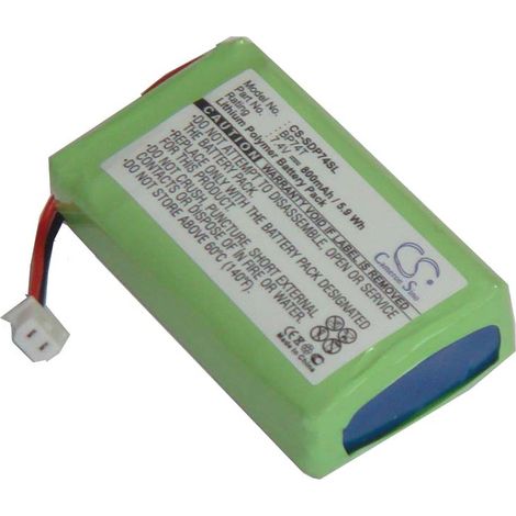 vhbw Batería compatible con Dogtra 2502T, 2502B, 2500T, 2500B collar para perros (transmisor de mano) (800 mAh, 7,4 V, Li-poli) - Reemplaza BP74T, BP-74T