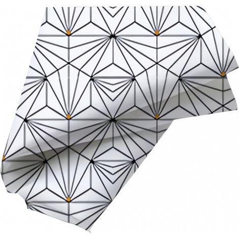 Lot de 3 serviettes de table coton OSIRIS, par Soleil d'Ocre