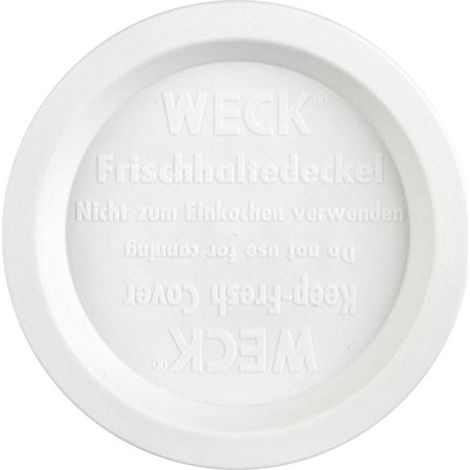 Weck 114902 Tappo Plastico, 80 mm, Bianco (1/2)
