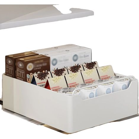 Organisateur de Cabinet, Design Tiroir, Assemblage Facile, 30cm Largeur-blanc (1/2)