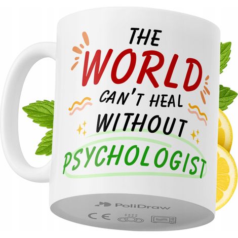 Lustige Tasse für Psychologen – Kaffee- oder Teetasse mit witzigem Textdesign – ideal für Geburtstage, Namenstage, Feiertage und besondere Anlässe. Hochwertige Tasse für Zuhause, Büro und Arbeit. Farb