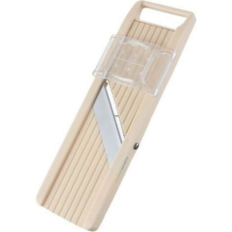 Trancheuse À Mandoline - Lames En Acier Inoxydable - Pour Légumes - 3 Lames Interchangeables - Dimensions 31,5 X 9 X 2,5 Cm (1/4)