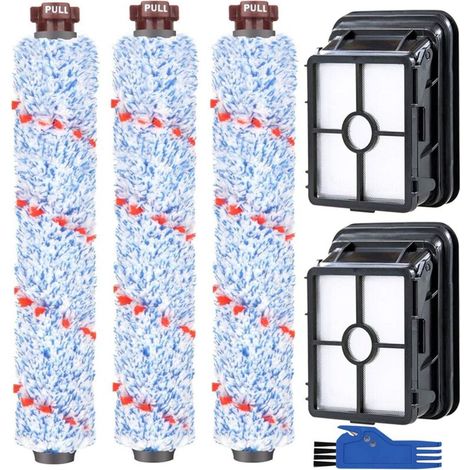 6-teiliges Ersatzbürstenwalzen-Set für Bissell Crosswave Filter der Serien 17132 und 2225N – Reinigungszubehör (1/4)