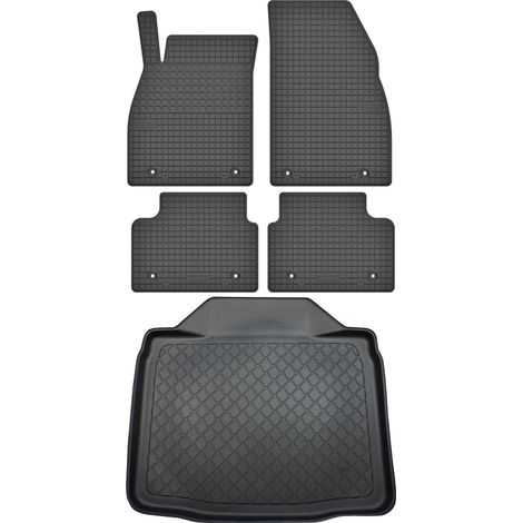 Opel Insignia A Limousine Liftback (2014–05.2017) – Set: Gummifußmatten + Kofferraummatte (1/5)