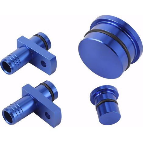 Pièces de Reroutage PCV avec Bouchon de Port et Résonateur Compatibles GM Duramax 2004.5-2010 6.6L (1/5)