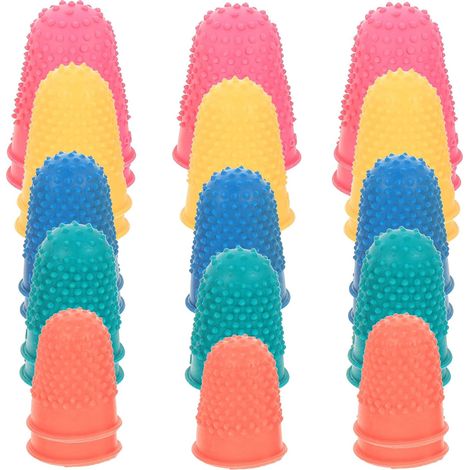Stück Rutschfeste Verdickte Fingerlinge aus Gummi Elastische