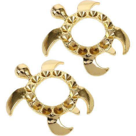 Porte-objets en forme de tortue dorée (2 pièces), décoration boule (1/5)