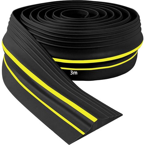 Joint Porte de Garage 3M Seuil D'étanchéité en Caoutchouc Épaisseur Joint de Seuil pour des Garages Propres et Secs (1/5)