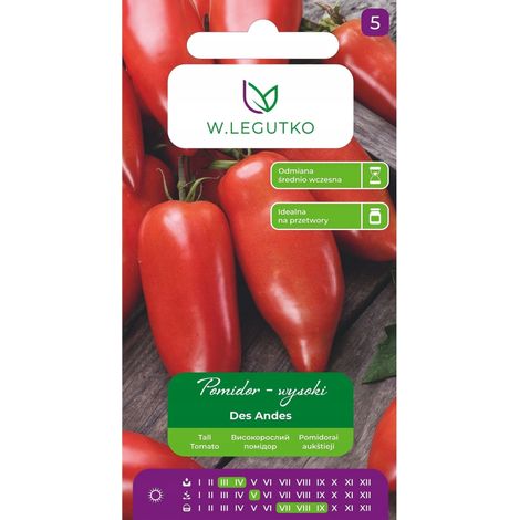 Semi di LEGUTKO di POMODORO DELLE ANDE AD ALTO CONTENUTO 0,3G