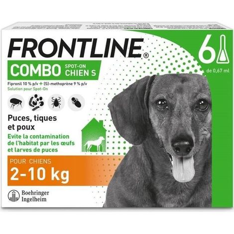 FRONTLINE Combo chien 2-10kg - 6 pipettes (1/2)