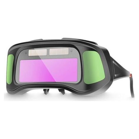 Lunettes de soudage professionnelles intelligentes anti-lumière forte, équipées d\\'un panneau de charge solaire (1/5)