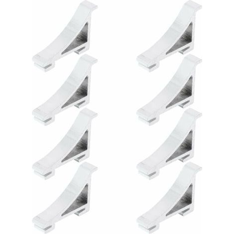 8Pcs Kühlschrank Regal Clips Regal Halter für Kühlschrank Gefrierfach Kühler (1/4)