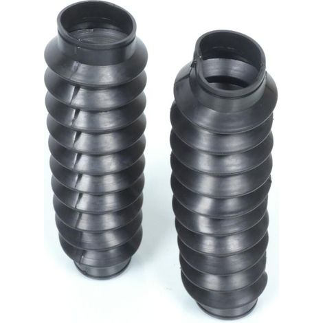 Paar Gabelbälge schwarz Ø50x225mm für alte Motorräder (1/5)