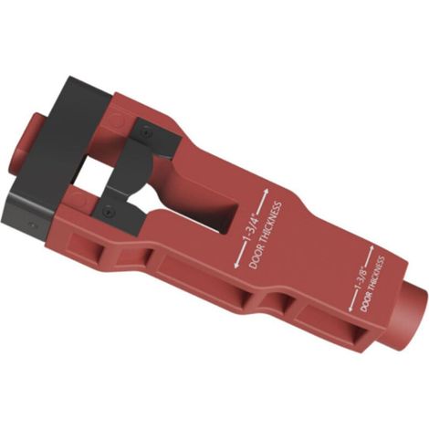 Outil à mortaiser pour loquet de porte en alliage d'aluminium, pour une coupe nette et précise, pour des épaisseurs de 1 3/4 po à 1 3/8 po (1/5)