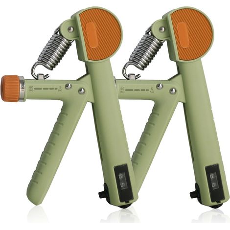 Unterarmtrainer,Hand trainer Griffkraft Trainer Set, Grip Griffkraft Trainer,Verstellbarer Unterarmtrainer,Hand Unterarm Trainer perfekt für Hand Training und Erholung 2 Pack
