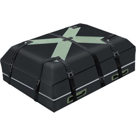 Sac de Toit Voiture pour 580L/20 Pieds Cubes Voyage Coffre De Toit 120x86x43cm (1/4)