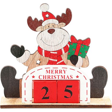 Selbstgemachter Adventskalender – Weihnachtsmann, Schneemann und Rentier – Festliche Dekoration für die Silvesterparty (1/5)