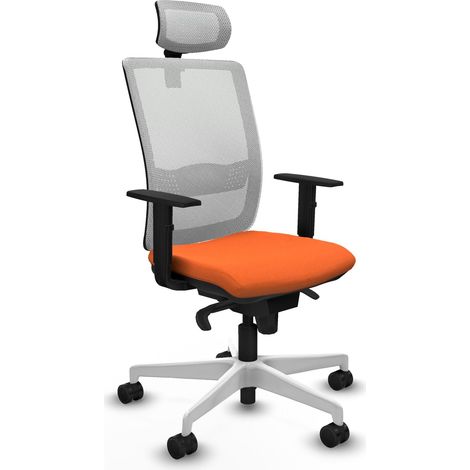 Sedia da ufficio piqueras y crespo Haches bianco schiuma ergonomica (1/2)