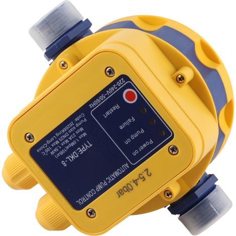 Contrôleur de pompe à eau, interrupteur de pompe automatique réglable, pressostat électrique 2,5–4,0 bar, 220–240 V (1/5)