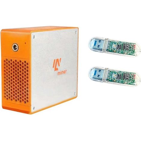 Mineur Bitcoin Solo Miner Crypto+2USB Machine de minage ASIC Mineurs Prise AU