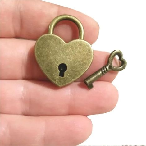 Coffret à bijoux ancien, boîte cadeau en bois, fermeture loquet (1/5)